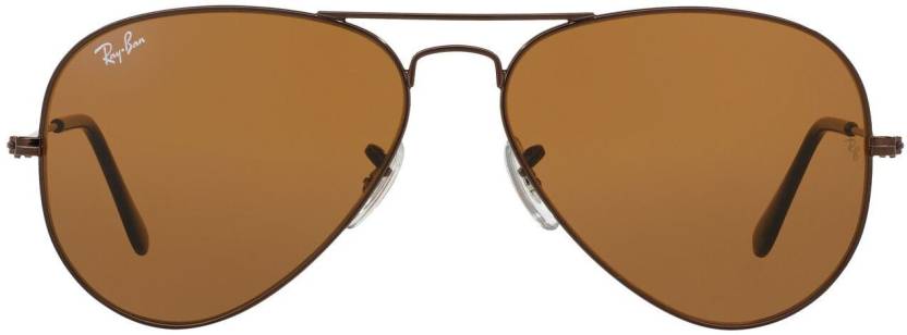 Buy Ray-Ban Aviator Sunglasses Brown For Women Online @ Best Prices in  India 