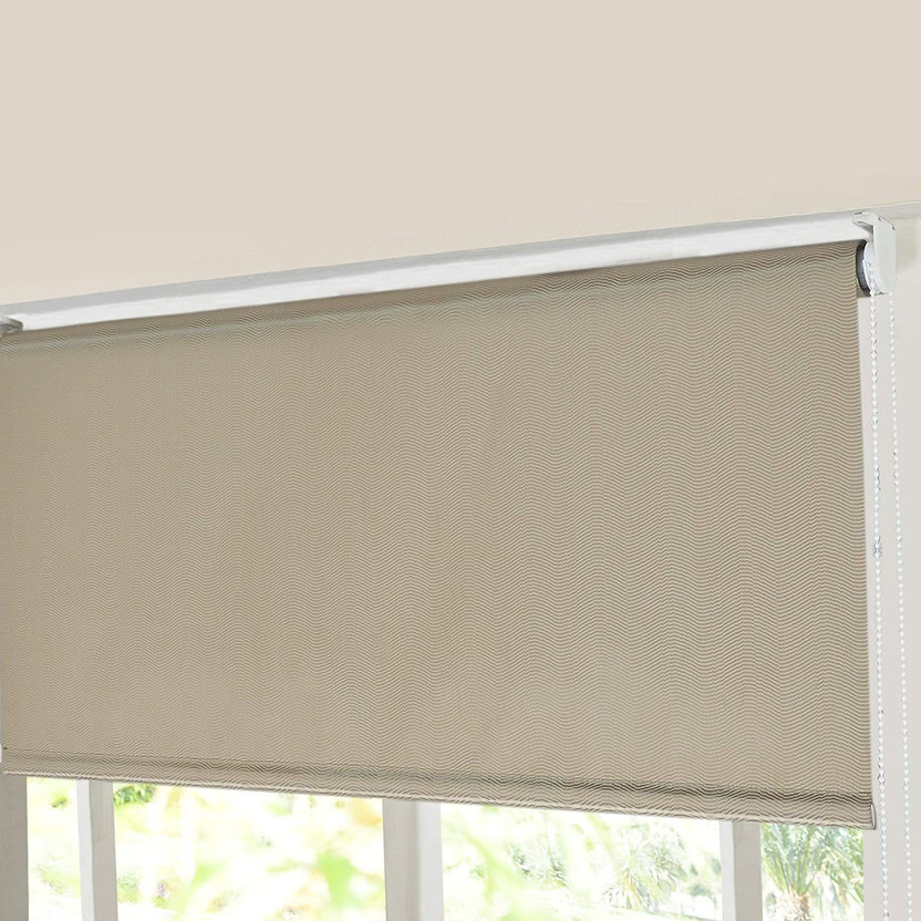 Deco Window Roller Blind Cord Drawn In Window(Polyester, 213 cm x 129.54 cm, (6.99 ft x 4.25 ft))