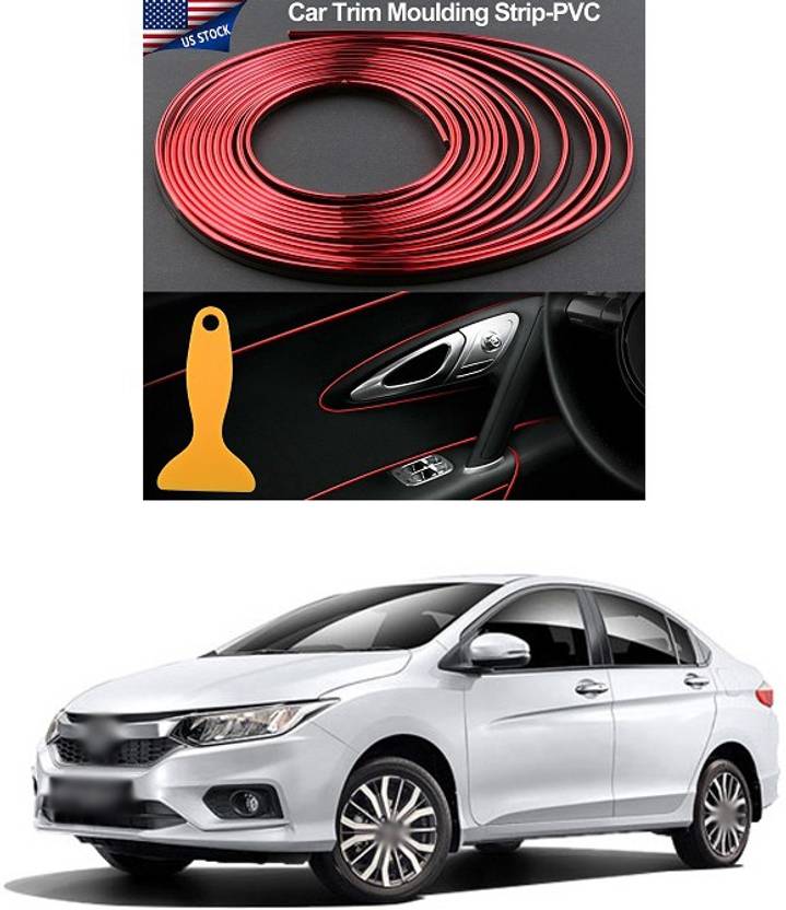 XZRTZ New 5M Red Moulding Trim Strip Car Door Edge Scratch Guard