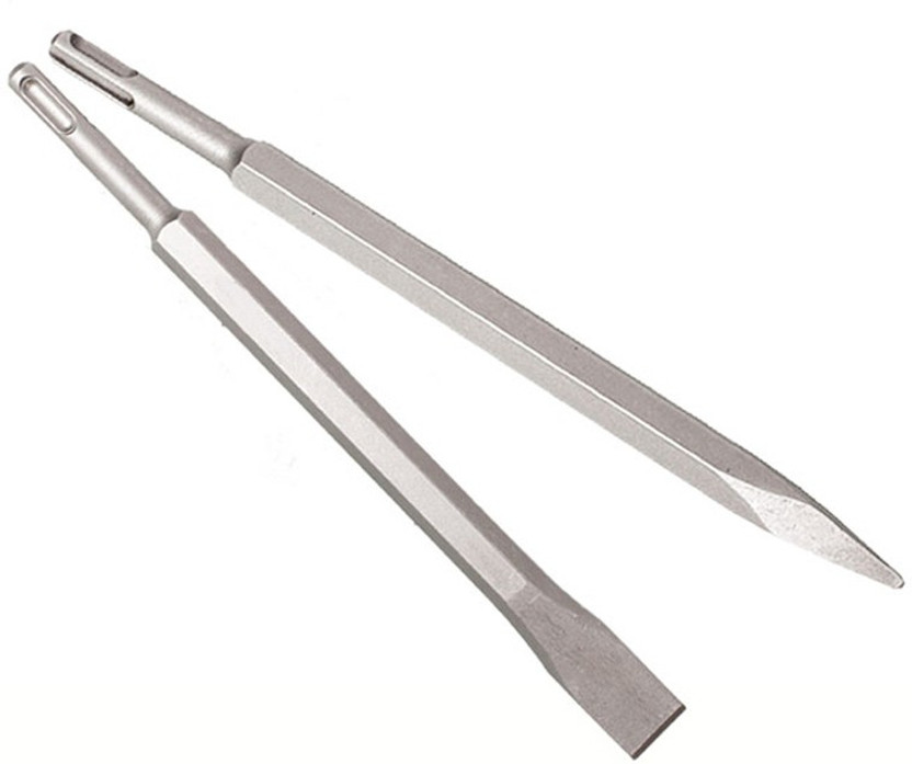 tool tool trust 2 pcs Set max shank 2Pc SET M shank 14mm length 250mm Electric Hammer Chisels For Concrete/Brick/Wall/Tile Slotting Drilling EXCELLENT BUILT QUALITY 2 CHISELS - Flipkart Deal