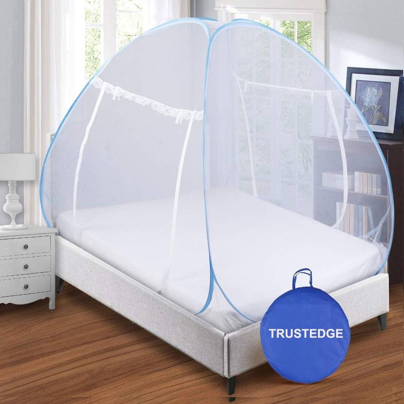 TrustEdge Polyester Kids HQ machardani Foldable Mosquito Net (Double