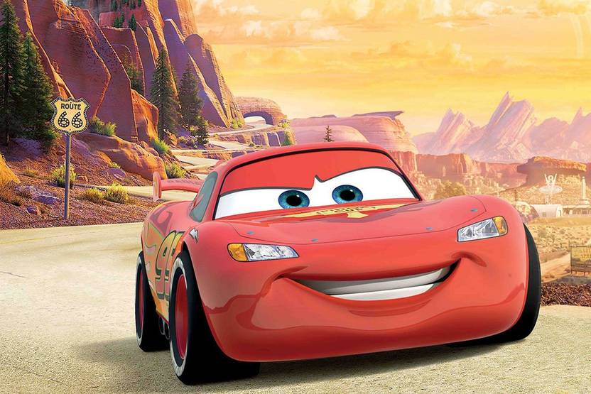 Animated Car Cartoon Poster Decorative Poster Poster For Kids Room