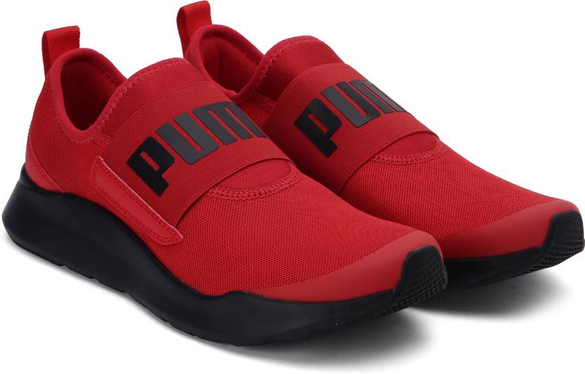 puma dare sneakers red and white
