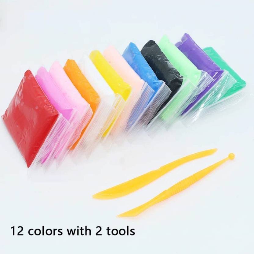 FunBlast Super Light Clay Soft Foam Clay with Tools Sand Clay Toys for