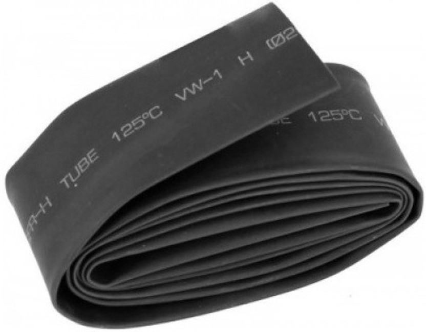 RPI SHOP Black 8mm Polyolefin Heat Shrink Tube Sleeve for Wrap 20 Meter Heat Shrink Cable Sleeve(8 mm)