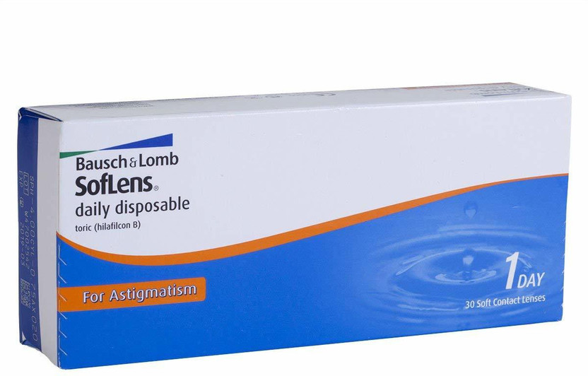 BAUSCH & LOMB Daily Disposable(0, Contact Lenses, Pack of 30)