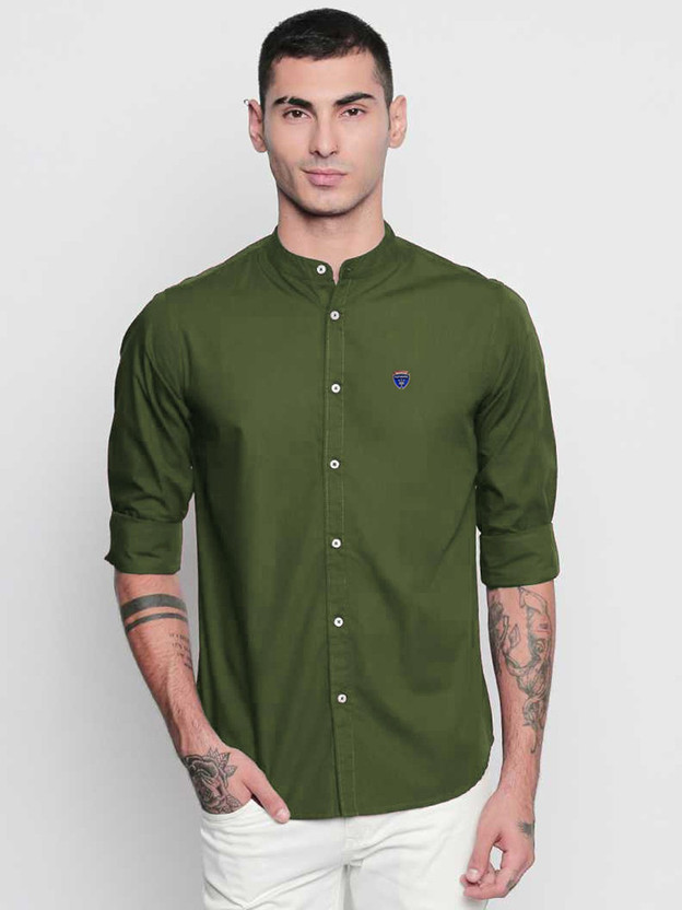 Olive green shirt flipkart clearance