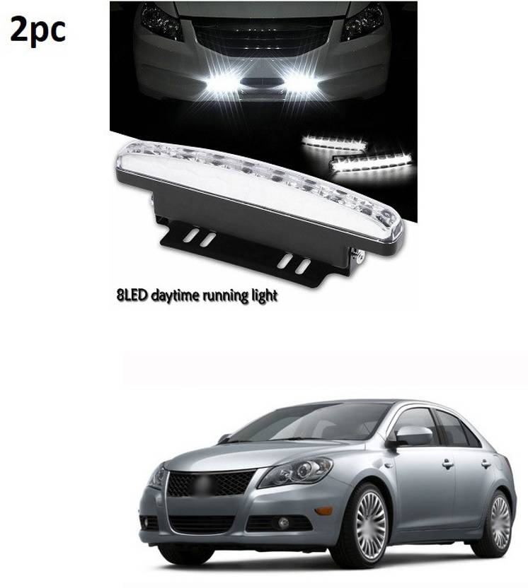 XZRTZ Car Daylight Day Time Daytime Running Light DRL 8 LED Super White