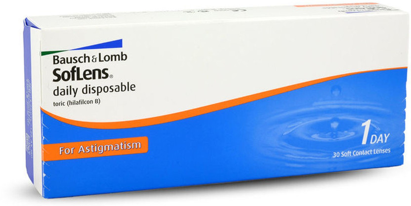 BAUSCH & LOMB Daily Disposable(-6.5, Colored Contact Lenses, Pack of 30)