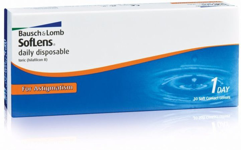 BAUSCH & LOMB Daily Disposable(-8, Colored Contact Lenses, Pack of 30)