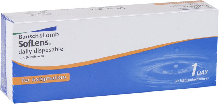BAUSCH & LOMB Daily Disposable(-3.5, Colored Contact Lenses, Pack of 30)