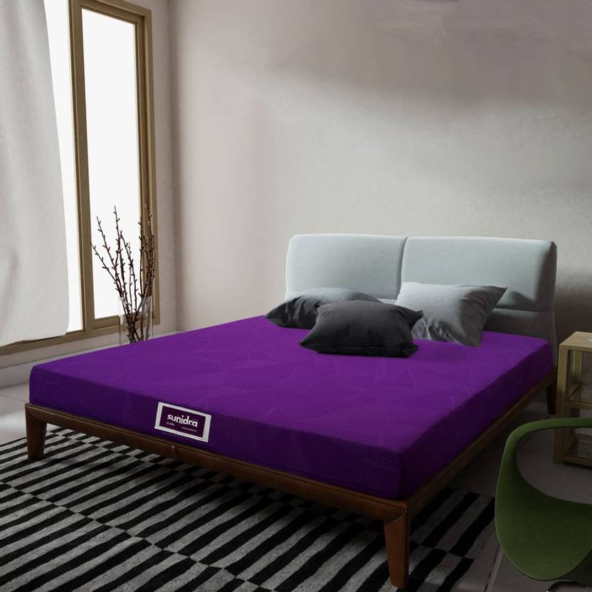 SUNIDRA Certified Orthopedic latex 5 inch Queen Coir Mattress Price in