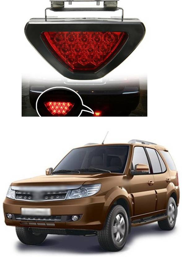 PECUNIA LED Car Blinking Brake Light Triangle F1 Style Rear Tail Brake