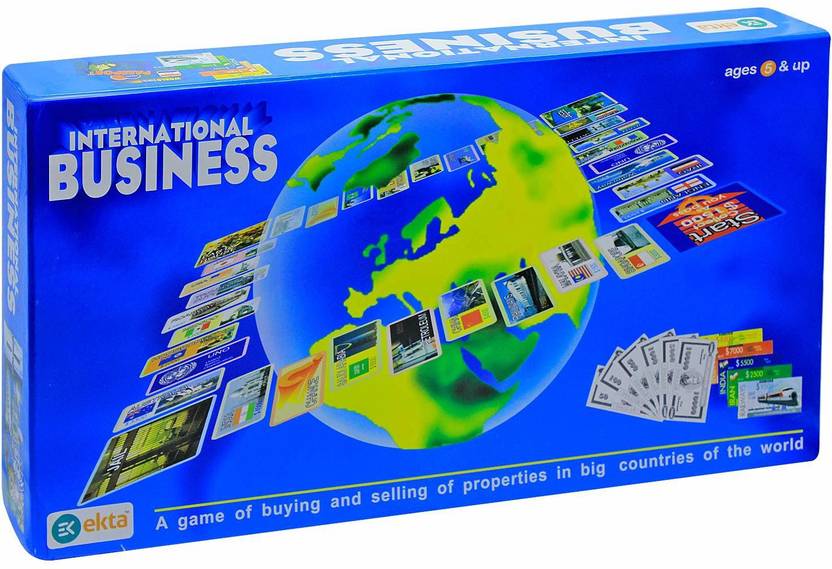 BVM GROUP International Business Game with Folding Board Game Set for