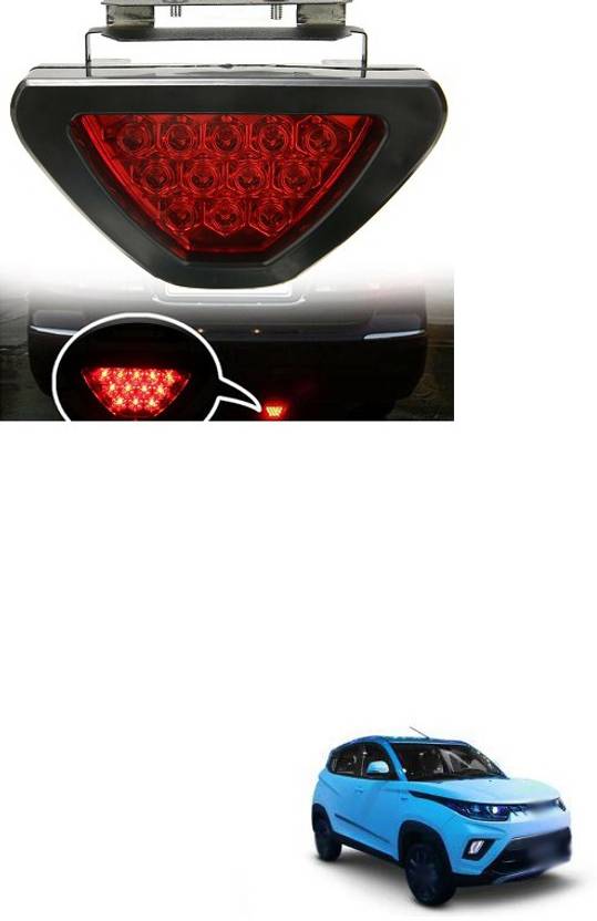 PECUNIA LED Car Blinking Brake Light Triangle F1 Style Rear Tail Brake