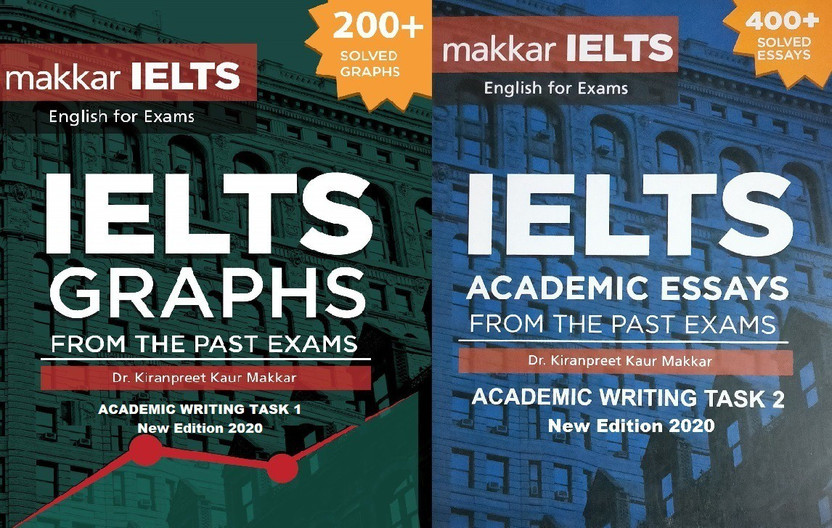 Makkar New Edition 2020 IELTS WRITING TASK 1 & 2, New Edition 2020 Paper Back, Kiranpreet Kaur Makkar 2 Book Set(Paperback, Kiranpreet Kaur Makkar)