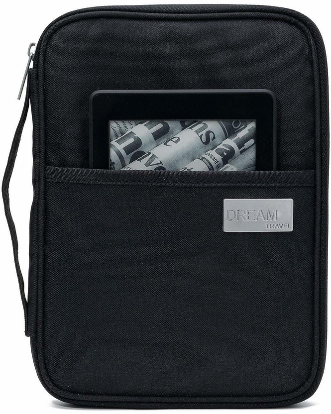 TUHI TUHI Travel Card Storage Bag Passport Document Wallet Organizer Holder(Black) - Flipkart Deal