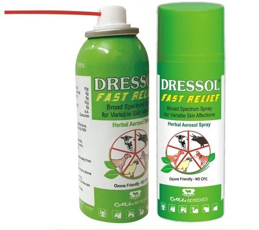 Dressol Broad Spectrum Spray for Variable Skin Affections Relieves