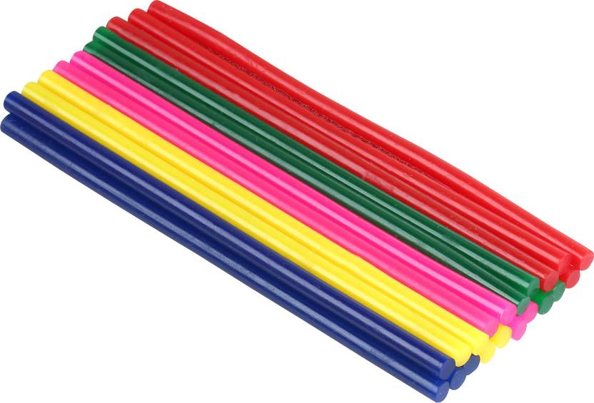 W Wadro 7mm(20 Watt Glue Guns Only) MultiColored Glue Sticks Pack of