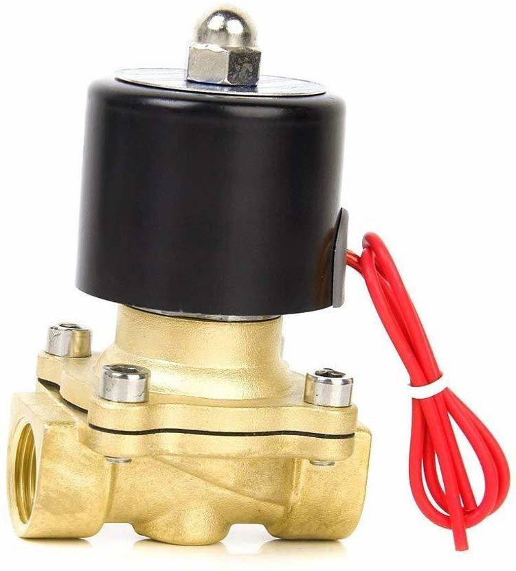 Parijata AC220V 1 inch Water/Air Closed Brass Electric Solenoid Valve