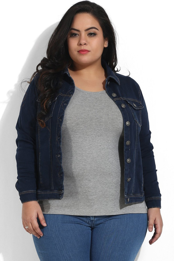 Amydus Full Sleeve Solid Women Denim 