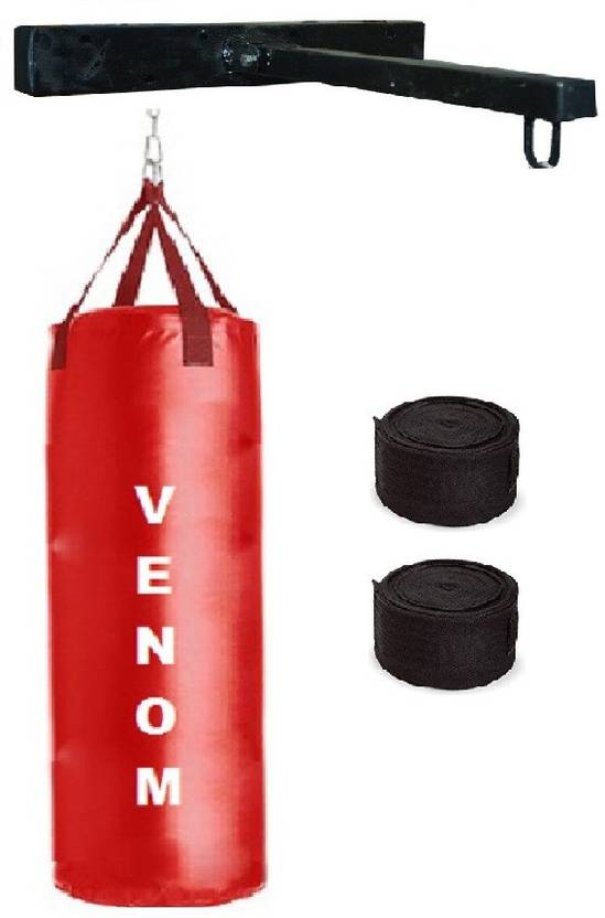 VENOM 24 Inch Long, SRF Material, Filled Punching Bag along with