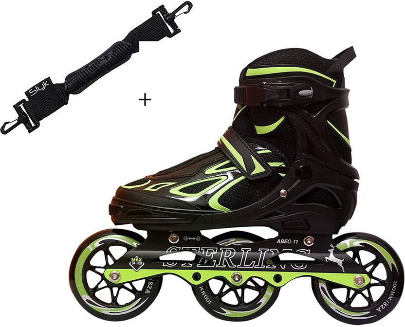 Slyk Sterling Adjustable Inline Skates 100 mm 3 Polyurethane Speedy