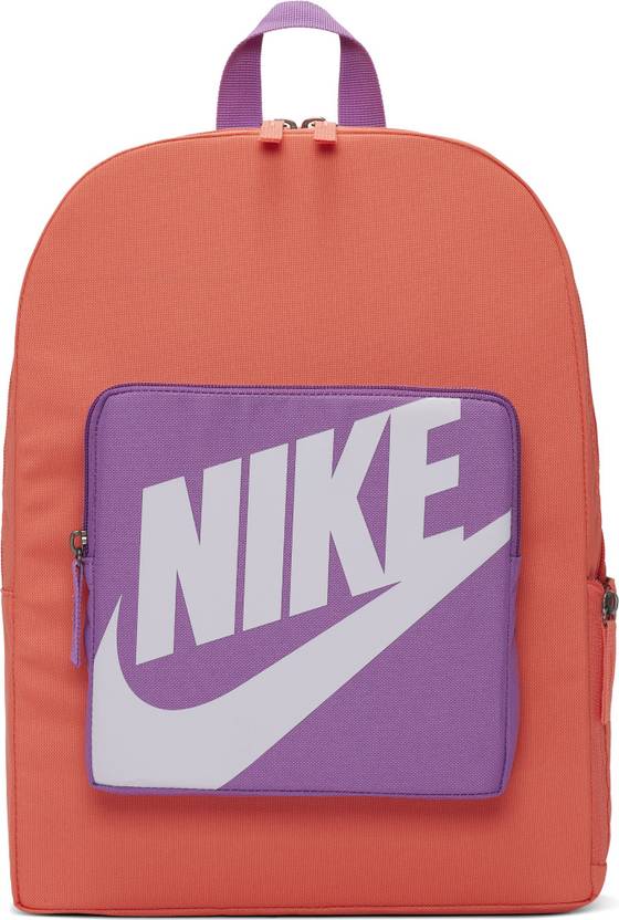 NIKE NK Classic 16 L Laptop Backpack MAGIC EMBER/PURPLE NEBULA/INFINITE LILAC Price in India