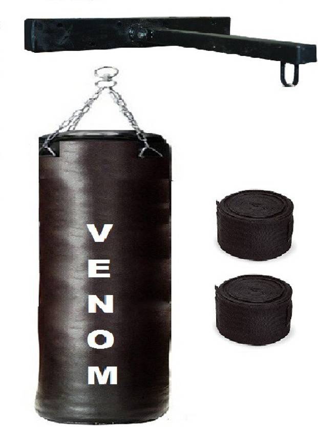 VENOM 24 Inch Long, SRF Material, Filled Punching Bag along with
