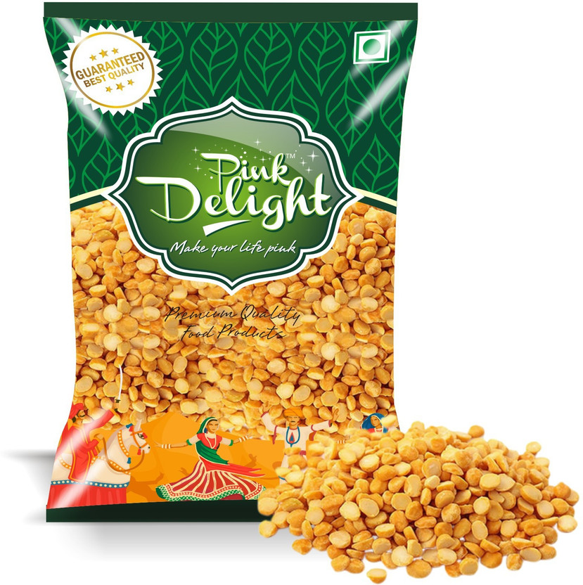 Pink Delight Unpolished Yellow Chana Dal (Split)(1 kg)