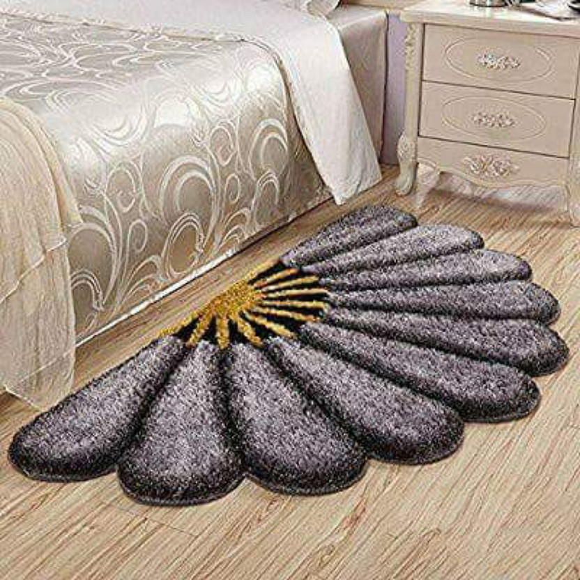 shopgallery 2 ft  X 3 ft Polyester Area Rug(Rectangle, Grey)