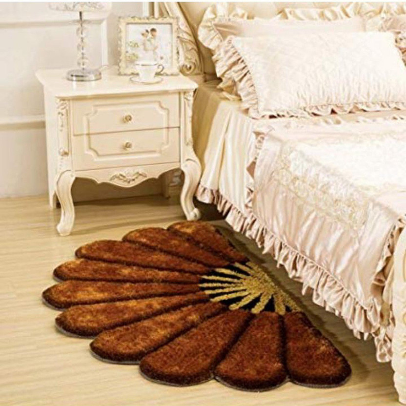 shopgallery 2 ft  X 3 ft Polyester Area Rug(Rectangle, Brown)