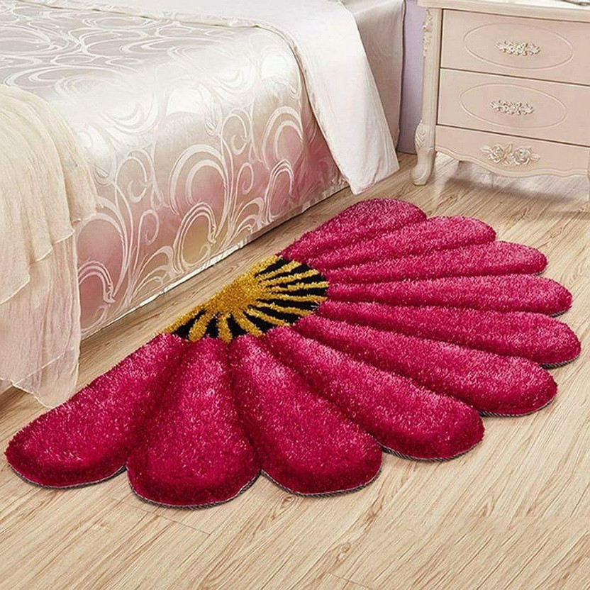 shopgallery 2 ft  X 3 ft Polyester Area Rug(Rectangle, Pink)