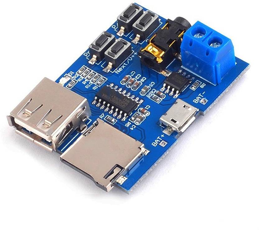 Robotly TF Card U Disk MP3 Format Decoder Board Audio Decoding Module