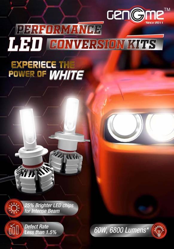 Genome LED Headlight for Universal For Car Price in India Buy Genome