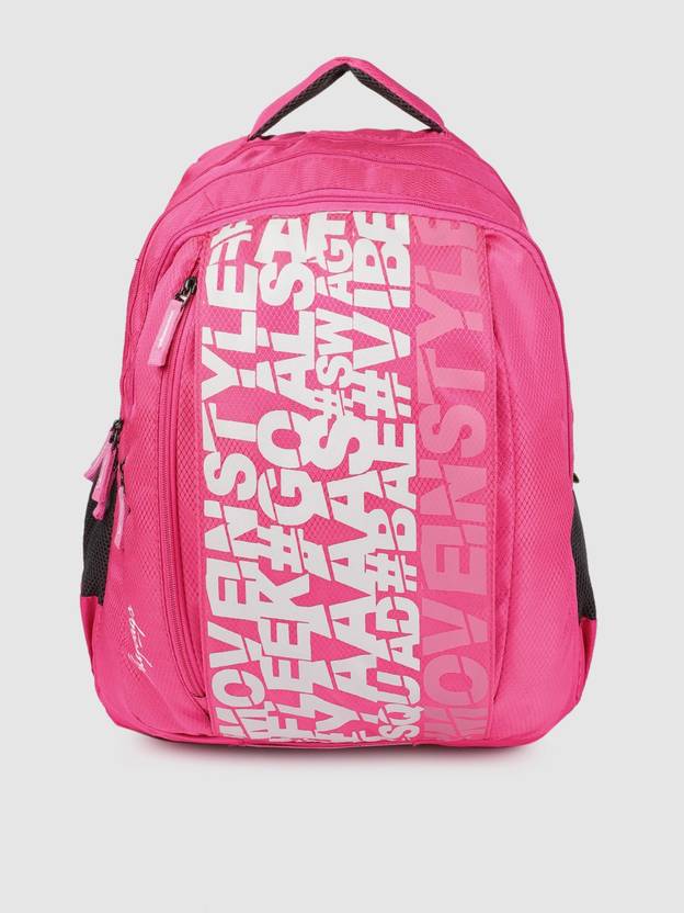 SKYBAGS Unisex Alphanumeric Backpack 24 L Backpack Pink Price in