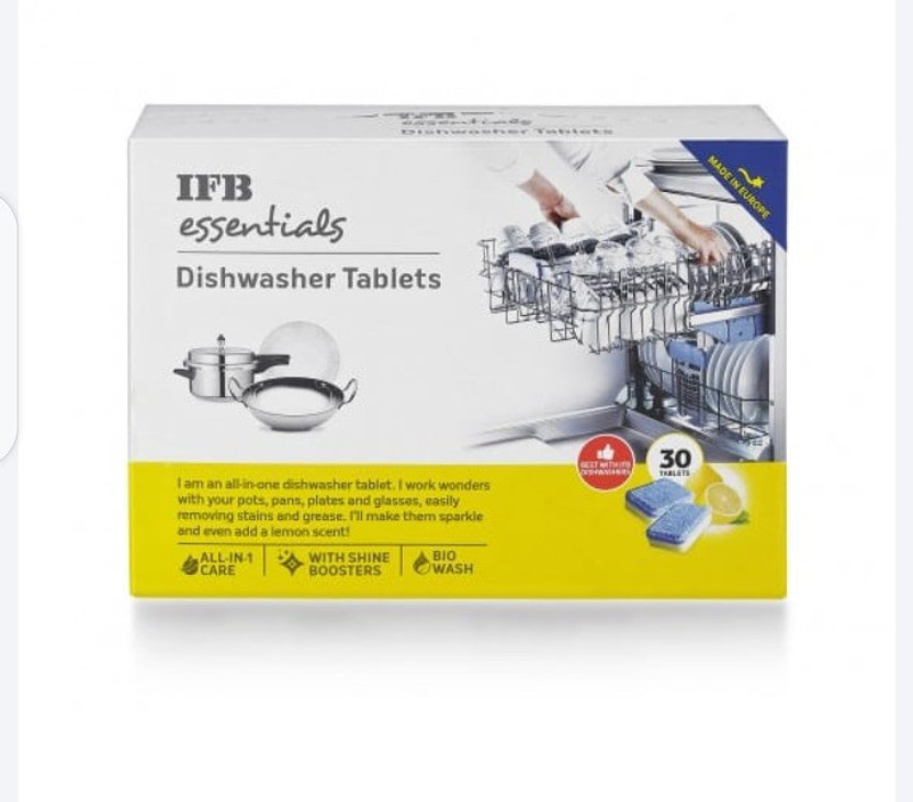 IFB MADE IN EUROPE DISHWASHER TABLETS Dishwashing Detergent(1 Pod)
