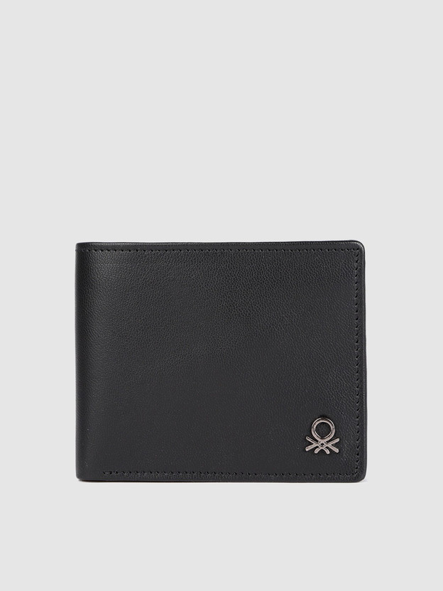 Benetton men's leather wallet price Clearance