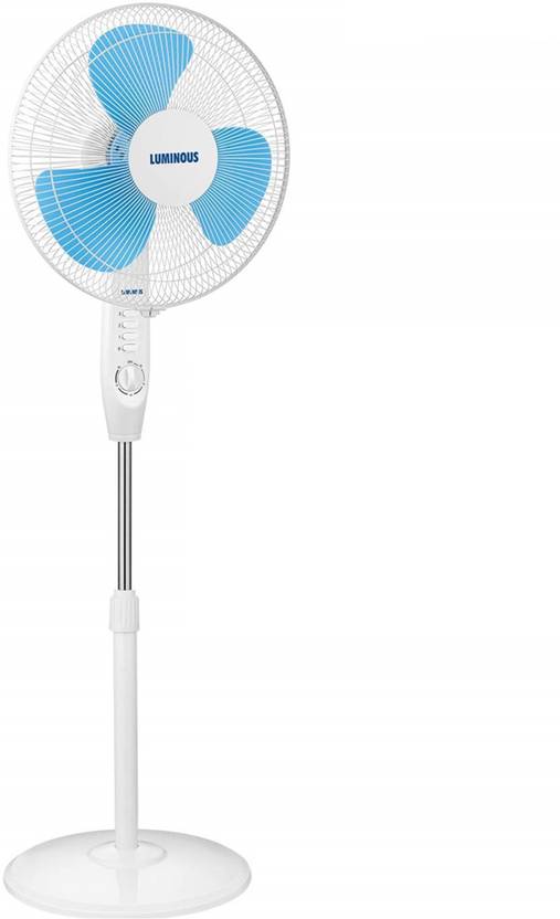 LUMINOUS SpeedPRO 400MM Pedestal Fan with Timer Blue 400 mm 3 Blade