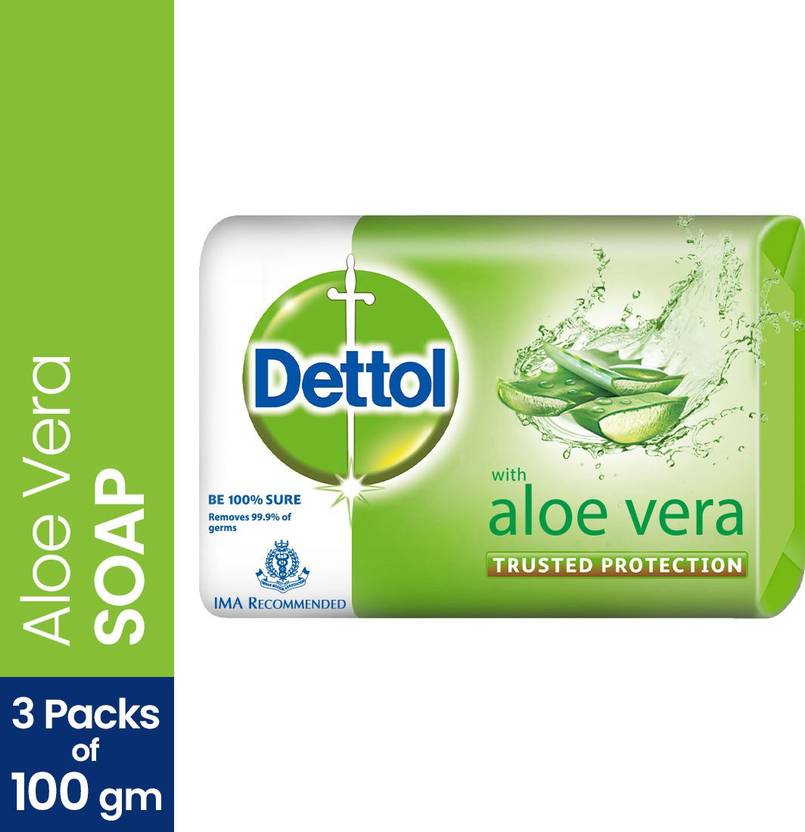 Dettol Bathing Bar Soap, Aloe Vera Price in India, Buy Dettol Bathing