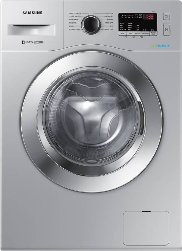 SAMSUNG 6.5 kg Fully Automatic Front Load Silver Price in India Buy