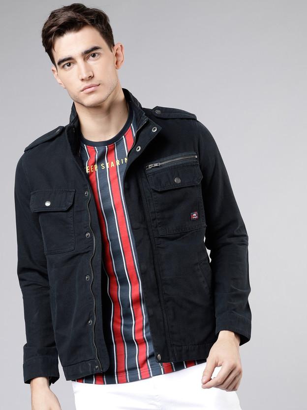 Ecko Unltd Full Sleeve Solid Men Jacket 