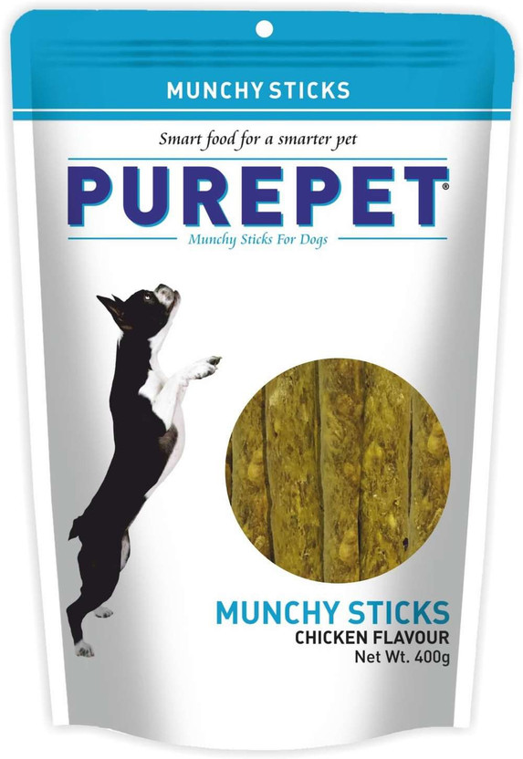 Purepet Munchy Sticks Chicken Dog Treat(400 g)