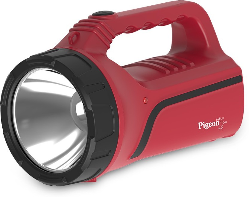 For 400/-(58% Off) Pigeon Rigel Plus LED Torch Lantern Emergency Light (Red) at Flipkart