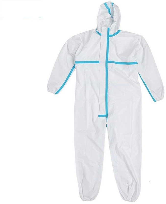 Wauood Personal Protective Equipment Quarantine Full Body Isolation Suit safety jacket PPT KIT Safety Jacket(white)