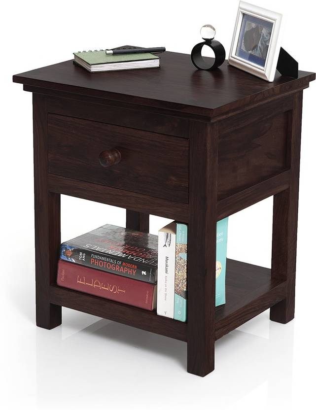 Urban Ladder Solid Wood Bedside Table Price in India Buy Urban Ladder