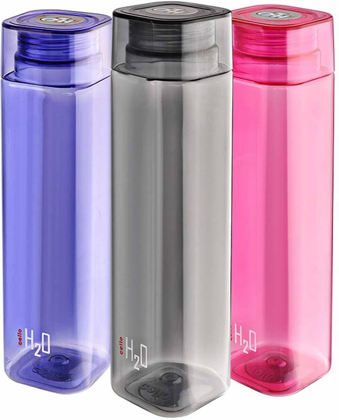 cello H2O SQ.1000 Set of 3 1000 ml Water Bottles