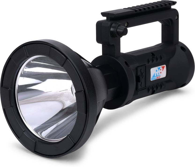 REALBUY LED Search Light 10W (Range 1 Km.) with 4,000 mAh Lithium ...