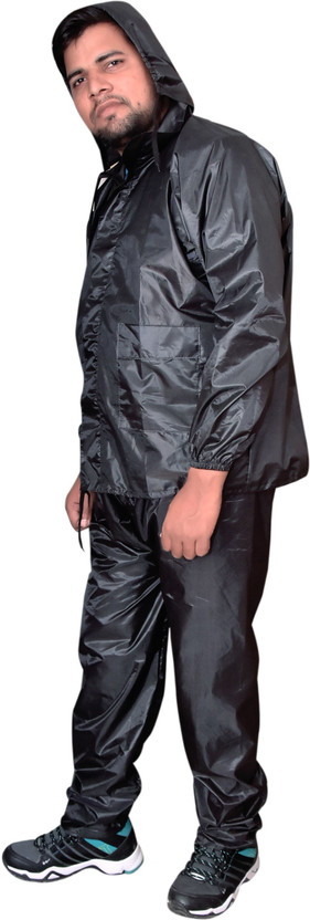TOP IN TOWN Solid Men \u0026 Women Raincoat 