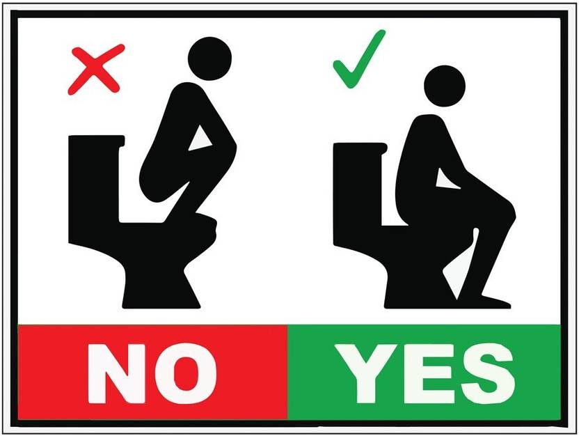 999Store toilet sitting position Emergency Sign Price in India Buy